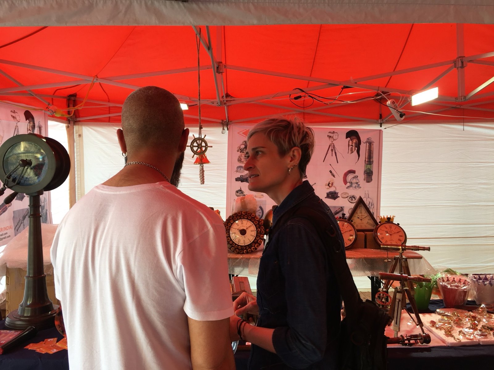 Visitors browsing the Carfar collection